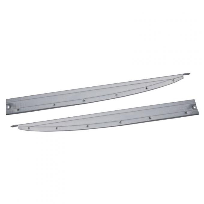 Dennis Carpenter Door Scuff Plates - 3W Coupe,2 Door Sedan & Victoria - Pair - 1933-34 Ford Car   40-7013250-PR