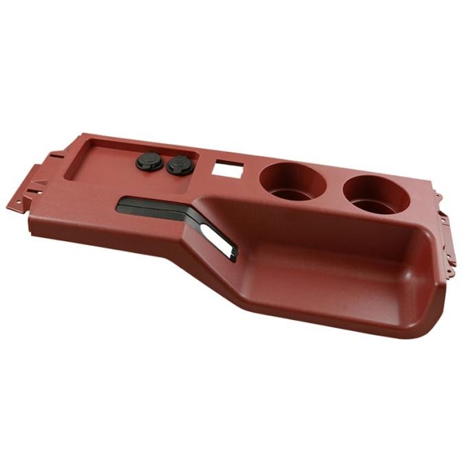 Daniel Carpenter 1987-93 Console Cup Holder Panel - Scarlett Red E8ZZ-6104490-RH