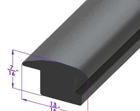 Metro Moulded Parts 1932-1936 Ford / Chrysler / DeSoto / Plymouth / Dodge Roof Related Seal. Top Insert Filler & Seal for Closed Cars LP 110-R