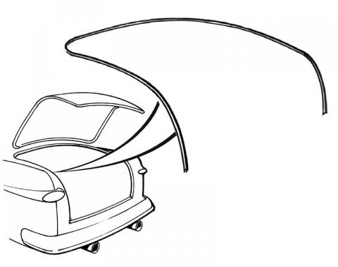 Dennis Carpenter Trunk Compartment Opening - 1949-51 Ford Car 8A-7043734