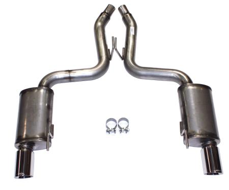 JBA Performance Exhaust 2015-21 Ford Mustang 3.7L/2.3L Eco-Boost 3" 304 Stainless Steel Axle Back Exhaust System 30-2688