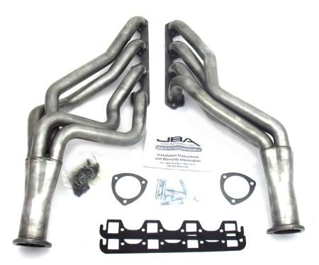 JBA Performance Exhaust 65-73 Mustang Long Tube 260-302 Raw 409 6611S