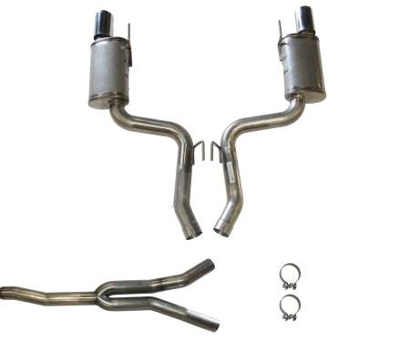 JBA Performance Exhaust 2015-21 Ford Mustang 2.3L Eco-Boost 3" 304 Stainless Steel Cat Back Exhaust System 30-2648