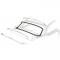 Dennis Carpenter Back Glass Seal - Victoria & Crown Victoria - 1956 Ford Car   B6A-6442084-H