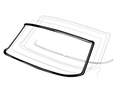 Dennis Carpenter Windshield Seal - Hardtop & Convertible - 1963-64 Ford Galaxie C3AZ-6303110-C