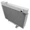 Champion Cooling 1964-1966 Ford Galaxie 4 Row All Aluminum Radiator Made With Aircraft Grade Aluminum MC2338