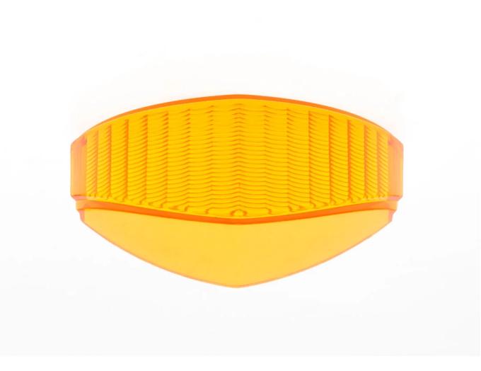 AMD Park Lamp Lens, Amber, LH or RH, 51-52 F1 F2 Ford Pickup Truck X135-4551-A