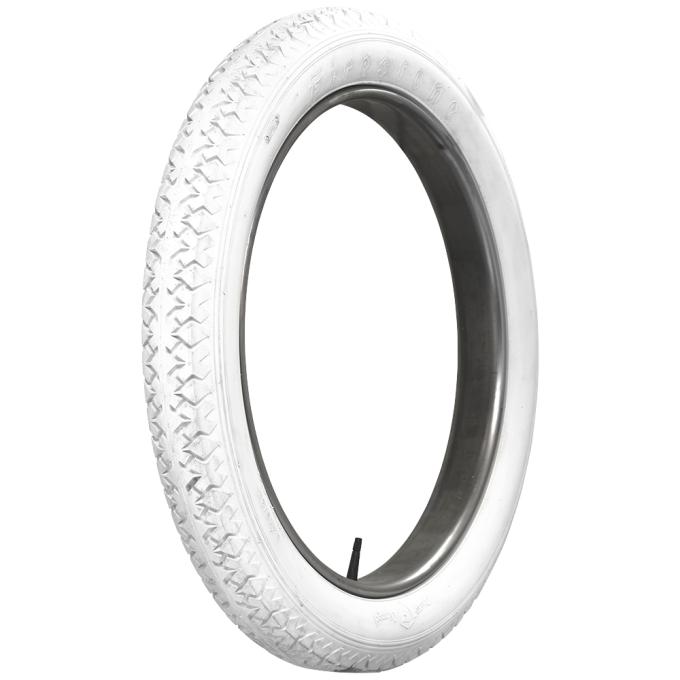 Firestone Clincher Tire All White 30X3.5 793860