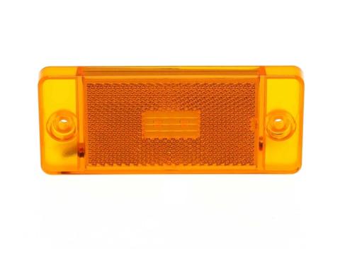 AMD Front Side Marker Lens, Amber, 8 Amber LED, Dual Function, 70-77 Bronco X240-4670-D