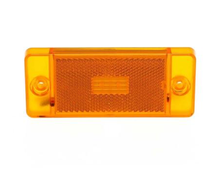AMD Front Side Marker Lens, Amber, 8 Amber LED, Dual Function, 70-77 Bronco X240-4670-D