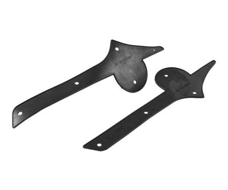 Dennis Carpenter Hood Side Emblem Pads - 1956 Ford Truck B6C-16720-BRP