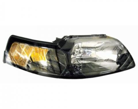 Mustang Headlight Assembly, Right, 2001-2004