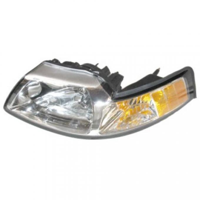 Mustang Headlight Assembly, Left, 2001-2004