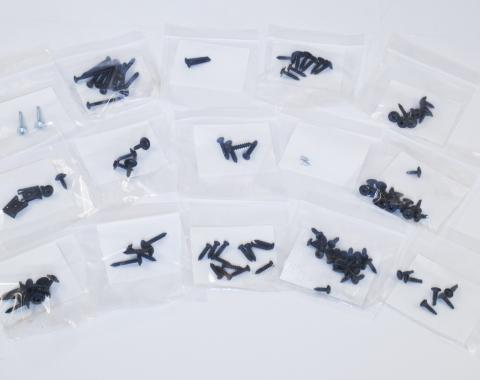 Pony Enterprises 1987-1993 Mustang LX GT Convertible Interior Hardware Screws Kit 116pc 864