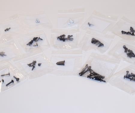 Pony Enterprises 1987-1993 Mustang LX Coupe Interior Hardware Screws Kit 92pc 866