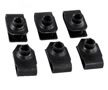 Pony Enterprises 1979-1985 Ford Mustang Inner Fender U Nuts Hardware for Interior Fender Bolts 1146