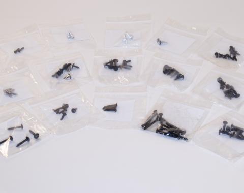 Pony Enterprises 1987-1993 Mustang LX Coupe Interior Hardware Screws Kit 92pc 866