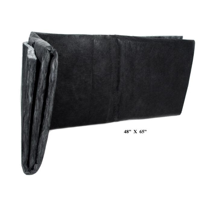 Metro Moulded Parts Hood Insulation. Made of High-Quality Black Fiberglass HI 3