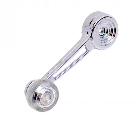 AMD Window Crank Handle w/ Clear Knob, 73-74 Torino; 73-77 Galaxie Monterey; 73-74 F100 F250 F350 X546-4573