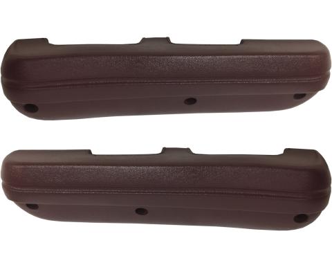 Auto Pro USA 1969 Ford Mustang Arm Rest, Left/Driver Side, Red AR6970RED69-LH