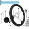Auto Pro USA VSW OE Steering Wheel Horn Cap STE1013-19B