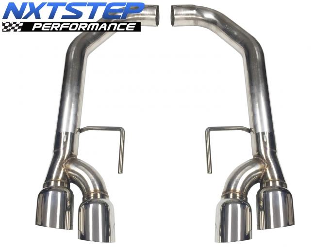 Auto Pro USA 2018-2019 Ford Mustang NXT Step Performance Exhaust System, Axle Back, Race Series EX3051R
