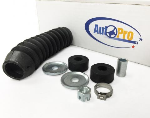 Auto Pro USA 1965-1970 Ford Mustang Power Steering Cylinder Boot Kit, Includes Bushings/Washers/Spacer/Lock Nut/Cotter Pin PS1010KIT