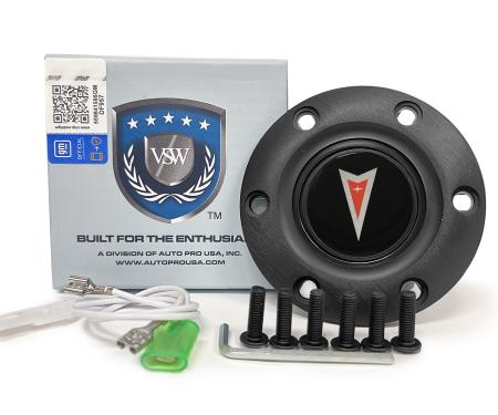 Auto Pro USA VSW 6-Bolt Steering Wheel Horn Button STE1011BLK