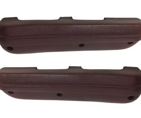Auto Pro USA 1969 Ford Mustang Arm Rest, Left/Driver Side, Red AR6970RED69-LH