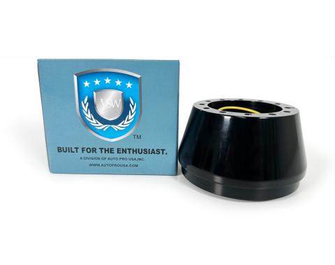 Auto Pro USA 1984-2004 Ford Mustang VSW 6-Bolt Hub Adapter, 6 Bolt, Black STH1025BLK