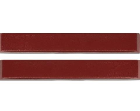 Auto Pro USA 1965 Ford Mustang Arm Rest Pad, Right/Passenger Side and Left/Driver Side, Red AR65RED