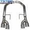 Auto Pro USA 2018-2019 Ford Mustang NXT Step Performance Exhaust System, Axle Back, Race Series EX3051R