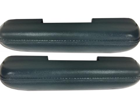 Auto Pro USA 1967 Ford Mustang Arm Rest, Right/Passenger Side and Left/Driver Side, Aqua AR67AQU