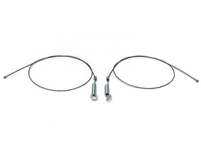 Auto Pro USA 1965-1968 Ford Mustang Convertible Top Cable, 28 1/8 in., Pair CCT1016