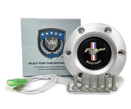 Auto Pro USA VSW 6-Bolt Steering Wheel Horn Button STE1002BRU