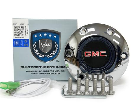 Auto Pro USA VSW 6-Bolt Steering Wheel Horn Button STE1014CHR