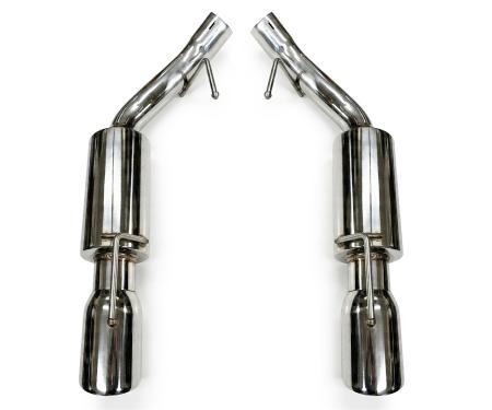 Auto Pro USA 2005-2010 Ford Mustang NXT Step Performance Exhaust System, Axle Back, 4 in. Dual Walled Polished Stainless Tips EX1029