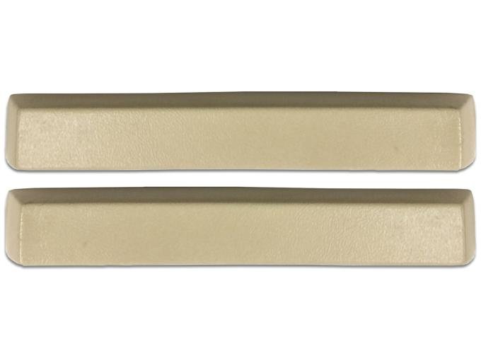 Auto Pro USA 1966 Ford Mustang Arm Rest Pad, Right/Passenger Side and Left/Driver Side, Parchment AR66PAR