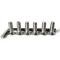 Auto Pro USA 1984-2004 Ford Mustang VSW 6-Bolt Hub Adapter, 6 Bolt, Silver STH1025SIL