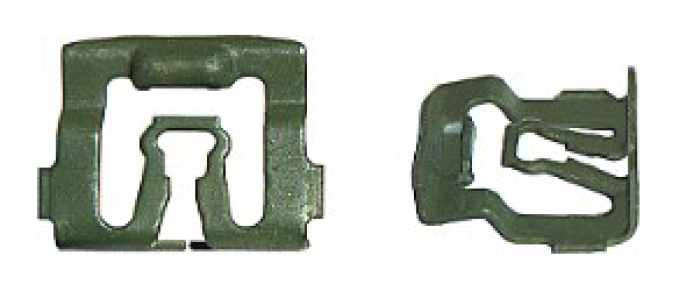 AMK 1965 Ford Mustang 22 piece Window (Rr) Mouldings - Body 63 Push-on Retainers F-3519