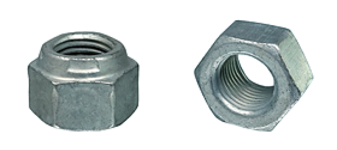 AMK 1965 Ford Fairlane 8 piece Axle Retainer Plates - Nuts Only Cadmium Lock Nuts F-663