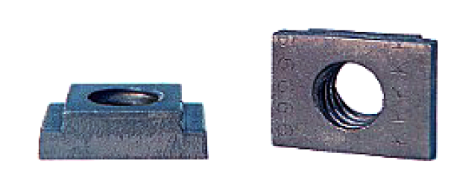 AMK 1968 Mercury Cougar 6 piece Hood Hinge Nuts (In Fender Aprons) 5/16-18 Pierce Nuts F-1482