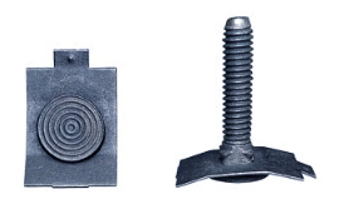 AMK 1969 Ford Mustang 8 piece Speaker > Dash Clip Head Bolts, External Keps Nuts F-2026