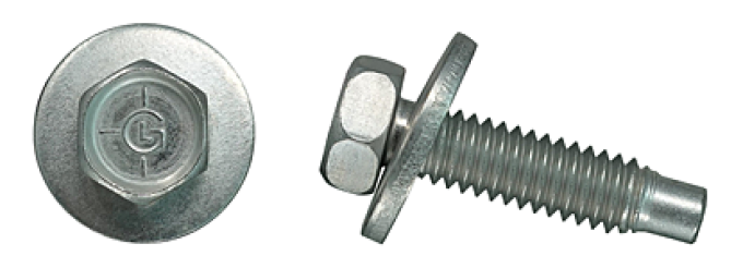 AMK 1968 Ford Mustang 8 piece Bumper Guards (Fr) Hex Coni Sems U-Nuts, J-Nuts F-1445