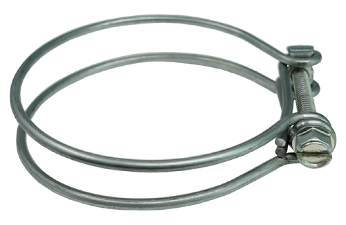 AMK 1965 Ford Falcon 2 piece Gas Tank Filler Neck Clamps Wire Style Clamps F-1779