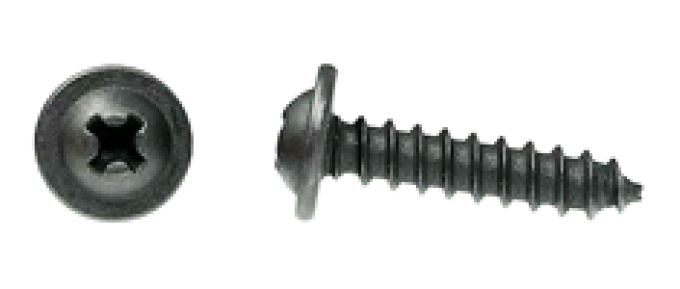 AMK 1966 Ford Mustang 7 piece Glove Box Liner Panhead Round Washer Screws F-1145