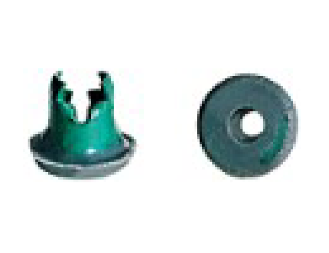 AMK  6 piece Nameplate, Trunk Lid - Fairlane Body 54, 65, 76, 1/8" Sleeve Nuts F-3247