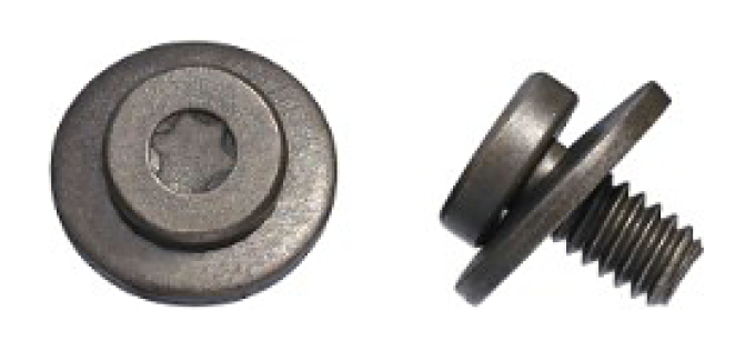 AMK  6 piece Wiper Arm Pivots > Cowl Panel Torx Wafer Coni Sems F-946