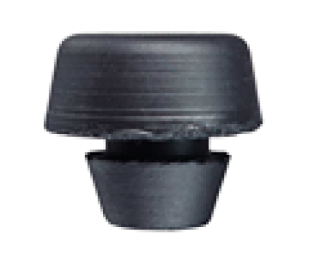 AMK  2 piece Tailgate Bumpers (Push-In) .26" H Rubber Bumpers F-1934