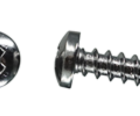 AMK 1965 Ford Mustang 4 piece Seat Scuff Plates - Fr Seat Backs Panhead Pn a Screws F-685